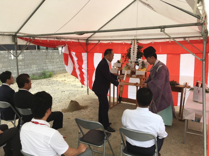 京都京田辺アパートプロジェクト　地鎮祭