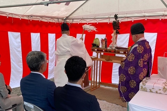 【西宮上甲子園】マンションプロジェクト　地鎮祭を行いました